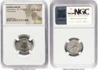 Julia Domna (AD 193-217). AR denarius (19mm, 1h). NGC Choice AU. Rome, ca. AD 211-217. IVLIA PIA-FELIX AVG, draped bust of Julia Domna right, seen fro...
