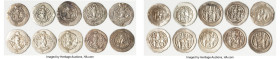 ANCIENT LOTS. Oriental. Sasanian Kingdom. Lot of ten (10) AR drachms. Good-VF. Includes: Ten Sasanian AR drachms, various types. SOLD AS IS, NO RETURN...