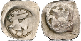 Vienna. Friedrich The Handsome 3-Piece Lot of Certified Pfennigs ND (1306-1330) NGC, 1) Pfennig - MS61. 0.77gm 2) Pfennig - AU58. 0.67gm 3) Pfennig - ...