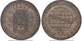 João Prince Regent 960 Reis 1816-R AU58 NGC, Rio de Janeiro mint, KM307.3. HID09801242017 © 2024 Heritage Auctions | All Rights Reserved www.HA.com/Te...