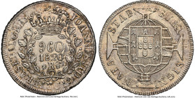 João VI 960 Reis 1820-R UNC Details (Obverse Cleaned) NGC, Rio de Janeiro mint, KM326.1. HID09801242017 © 2024 Heritage Auctions | All Rights Reserved...