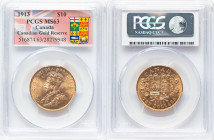 George V gold 10 Dollars 1913 MS63 PCGS, Ottawa mint, KM27, Fr-3. Canadian Gold Reserve. HID09801242017 © 2024 Heritage Auctions | All Rights Reserved...
