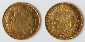 Ferdinand VII gold 8 Escudos 1813 P-JF XF, Popayan mint, KM66.2. 37.4mm. 27.02gm. HID09801242017 © 2024 Heritage Auctions | All Rights Reserved www.HA...