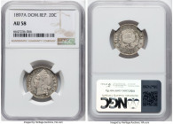 Republic 20 Centavos 1897-A AU58 NGC, Paris mint, KM14. One year type. HID09801242017 © 2024 Heritage Auctions | All Rights Reserved www.HA.com/TexasA...