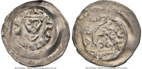 Bamberg 3-Piece Lot of Certified Assorted Issues NGC, 1) Berthold von Leiningen Brakteate ND (1258-1285) - MS62 2) Heinrich von Biversheim Pfennig ND ...