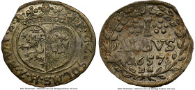 Solms-Roedelheim Johann August, Johann Friedrich, Friedrich Sigismund & Johann Georg III Albus 1657-BM MS61 NGC, Rodelheim mint, KM7. HID09801242017 ©...