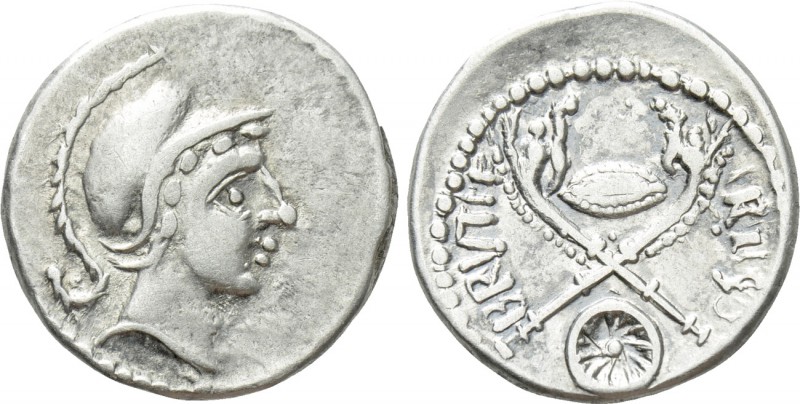 EASTERN EUROPE. Imitations of Roman Republican. Eravisci (After 48 BC). Denarius...
