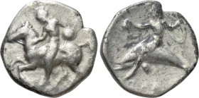 CALABRIA. Tarentum. Nomos (Circa 400-390 BC).