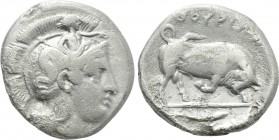 LUCANIA. Thourioi. Nomos (Circa 400-350 BC).