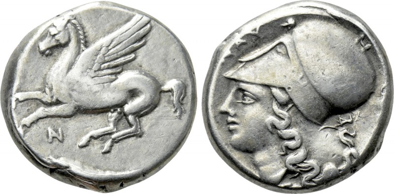 AKARNANIA. Anaktorion. Stater (Circa 350-300 BC). 

Obv: Pegasos flying left; ...