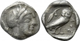 ATTICA. Athens. Obol (Circa 465-454 BC).