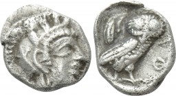 ATTICA. Athens. Obol (Circa 454-404 BC).