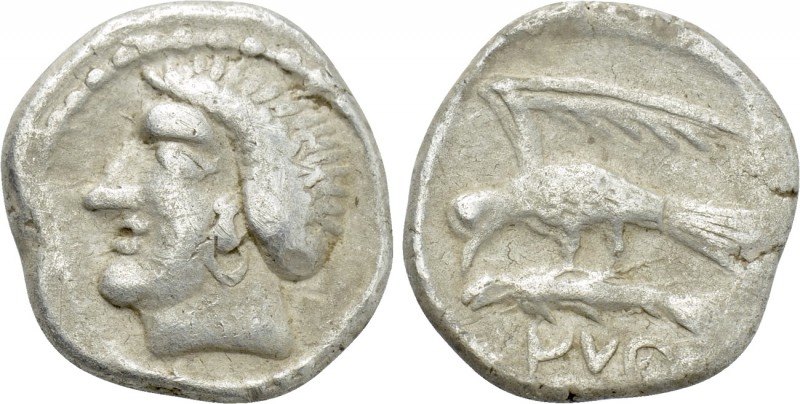 PAPHLAGONIA. Sinope. Drachm (Late 4th century BC). Contemporary imitation. 

O...