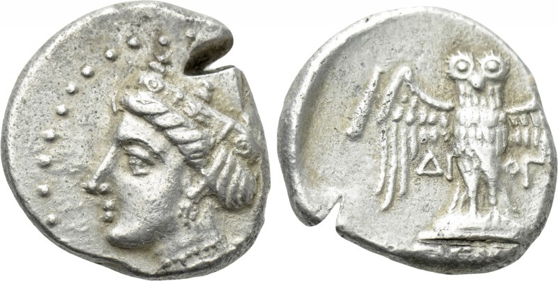 PONTOS. Amisos (as Peiraieos). Siglos or Drachm (Circa 435-370 BC). Diog-, magis...
