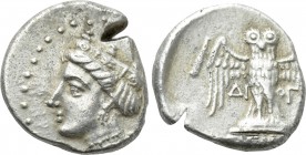PONTOS. Amisos (as Peiraieos). Siglos or Drachm (Circa 435-370 BC). Diog-, magistrate.