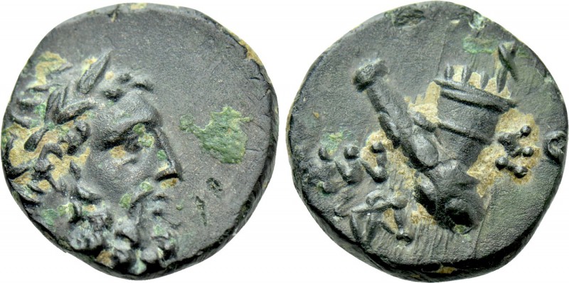 PONTOS. Amisos. Ae (Circa 95-90 or 80-70 BC). Struck under Mithradates VI Eupato...