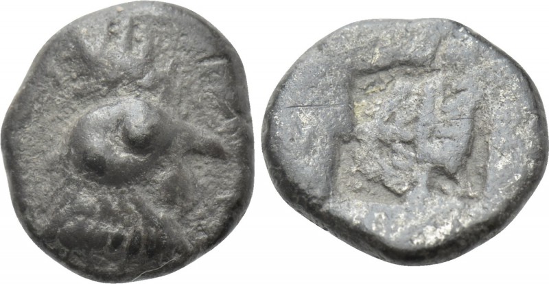 TROAS. Dardanos. Diobol (Early-mid 5th century BC). 

Obv: Head of cock right....