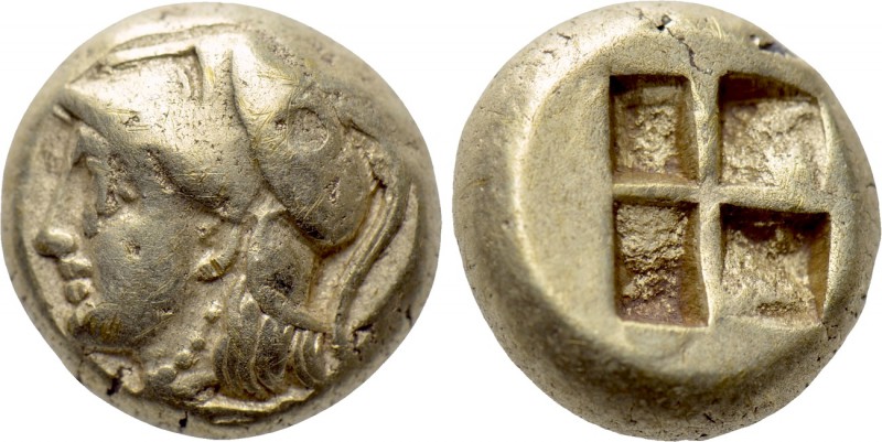 IONIA. Phokaia. EL Hekte (Circa 387-326 BC). 

Obv: Helmeted head of Athena le...