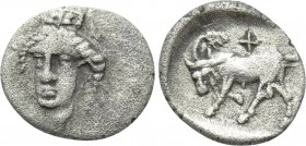 IONIA. Phygela. Hemiobol (Circa 400-380 BC).