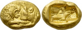 KINGS OF LYDIA. Kroisos. GOLD Hekte (Circa 564/53-550/39 BC). Sardes.