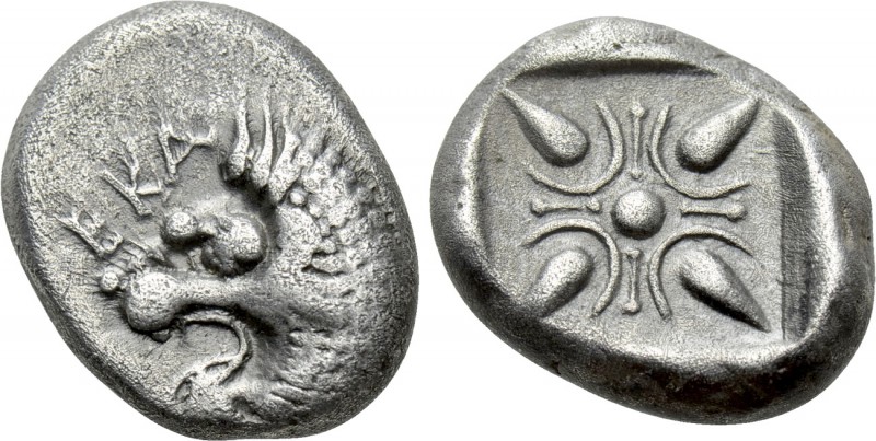 SATRAPS OF CARIA. Hekatomnos (Circa 392/1-377/6 BC). Tetrobol. Mylasa. 

Obv: ...
