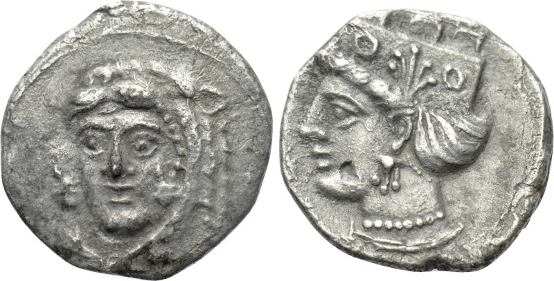 CILICIA. Uncertain. Obol (4th century BC). 

Obv: Head of Herakles facing slig...