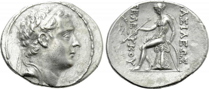 SELEUKID KINGDOM. Seleukos IV Philopator (187-175 BC). Tetradrachm. Antioch on t...