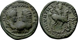 MOESIA INFERIOR. Marcianopolis. Caracalla with Julia Domna (198-217) Ae Pentassarion. Quintilianus, legatus consularis.