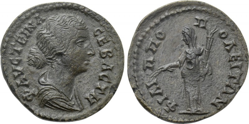 THRACE. Philippopolis. Faustina II (Augusta, 147-175). Ae. 

Obv: ΦΑVСΤEΙΝΑ СE...