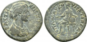 LYDIA. Tabala. Crispina (Augusta, 178-182). Ae. L. Markos, hiereus.
