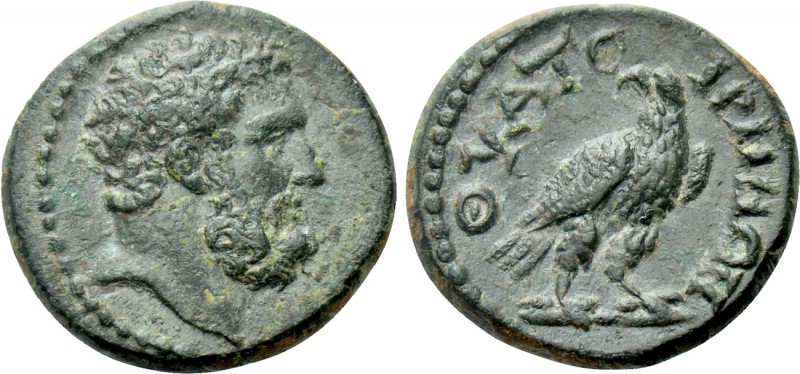 LYDIA. Thyatira. Pseudo-autonomous. Time of Septimius Severus (193-211). Ae.

...