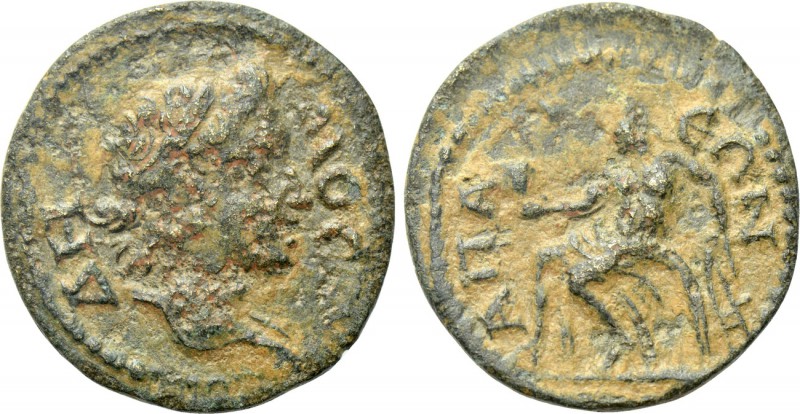 PHRYGIA. Apameia. Pseudo-autonomous (2nd-3rd centuries). Ae. 

Obv: ΔΗΜΟC. 
D...