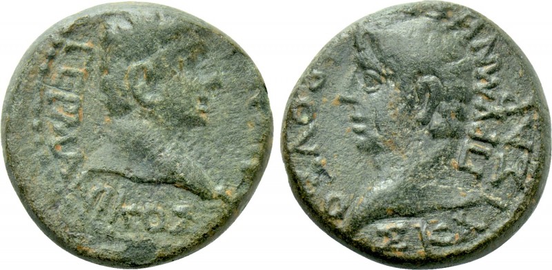 PHRYGIA. Prymnessus. Germanicus and Drusus (Died 19 and 23, respectively). Ae. P...