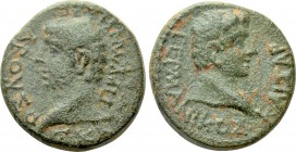 PHRYGIA. Prymnessus. Germanicus and Drusus (Died 19 and 23, respectively). Ae. Possibly struck under Tiberius.