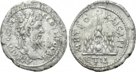 CAPPADOCIA. Caesarea. Septimius Severus (193-211). Didrachm. Dated RY 14 (205/6).