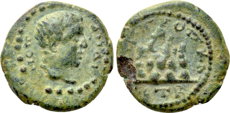 CAPPADOCIA. Caesarea. Diadumenian (Caesar, 217-218). Ae. Dated RY 2 of Macrinus ...