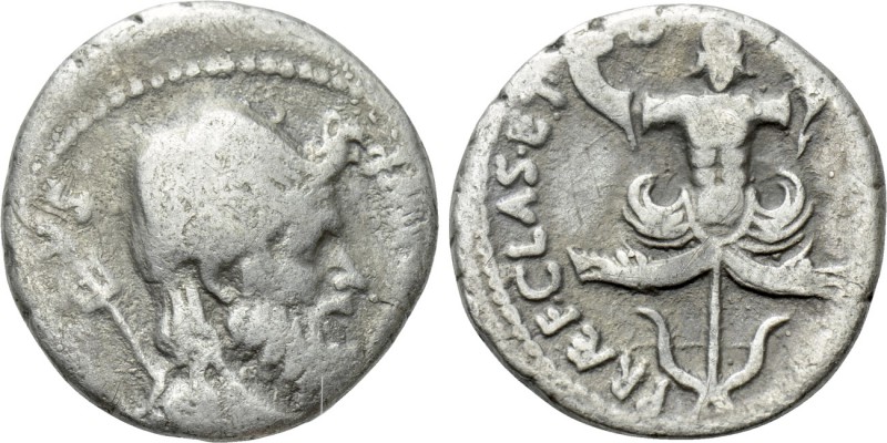 SEXTUS POMPEY. Denarius (37/6 BC). Uncertain Sicilian mint. 

Obv: MAG PIVS IM...