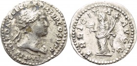 TRAJAN (98-117). Denarius. Contemporary imitation of Rome.