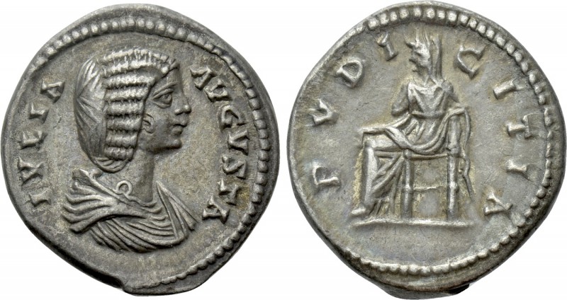 JULIA DOMNA (Augusta, 193-217). Denarius. Laodicea ad Mare. 

Obv: IVLIA AVGVS...