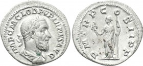 PUPIENUS (238). Denarius. Rome.