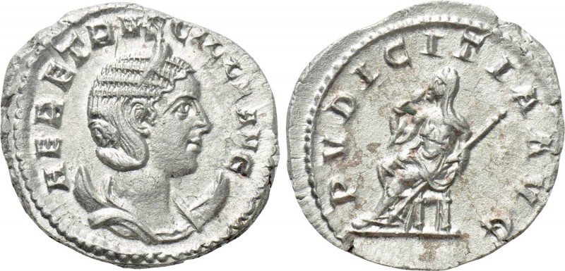 HERENNIA ETRUSCILLA (Augusta, 249-251). Antoninianus. Rome. 

Obv: HER ETRVSCI...