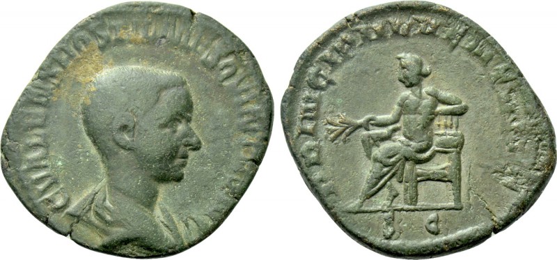 HOSTILIAN (Caesar, 250-251). Sestertius. Rome. 

Obv: C VALENS HOSTIL MES QVIN...