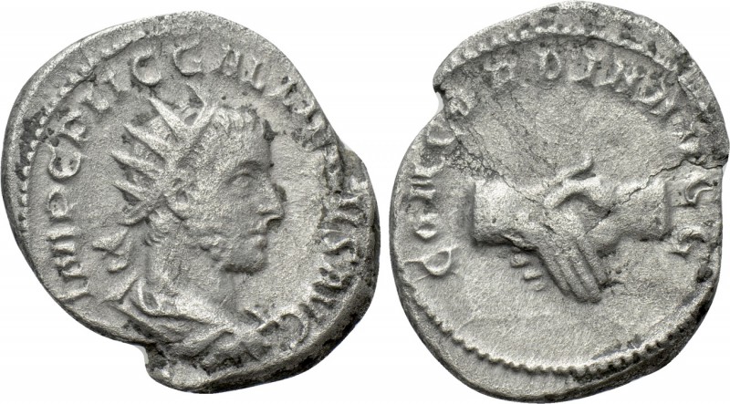 GALLIENUS (253-268). Antoninianus. Rome. 

Obv: IMP C P LIC GALLIENVS AVG. 
R...