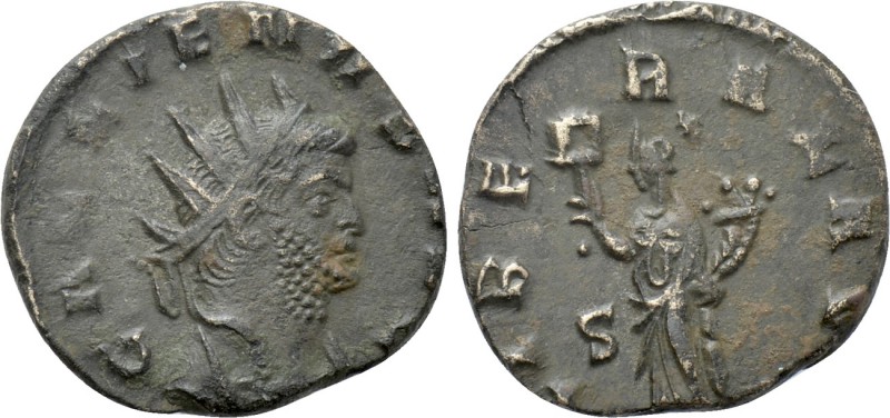 GALLIENUS (253-268). Antoninianus. Rome. 

Obv: GALLIENVS AVG. 
Radiate and c...