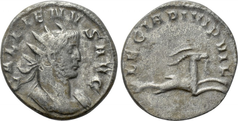 GALLIENUS (253-268). Antoninianus. Mediolanum. Legionary issue. 

Obv: GALLIEN...