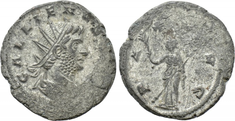 GALLIENUS (253-268). Antoninianus. Siscia. 

Obv: GALLIENVS AVG. 
Radiate, dr...