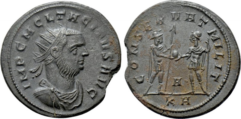 TACITUS (275-276). Antoninianus. Serdica. 

Obv: IMP C M CL TACITVS AVG. 
Rad...
