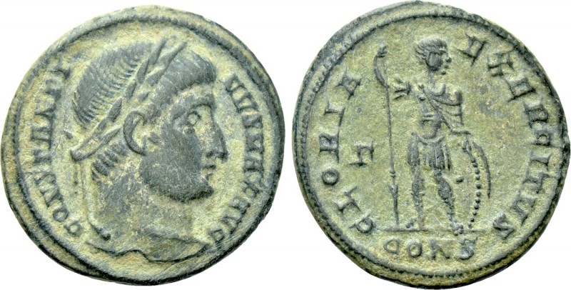 CONSTANTINE I THE GREAT (307/310-337). Follis. Constantinople. 

Obv: CONSTANT...
