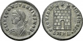 CONSTANTIUS II (Caesar, 324-337). Follis. Cyzicus.