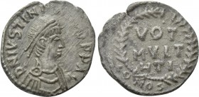 JUSTINIAN I (527-565). Siliqua. Carthage.